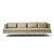 Edward Wormley for Dunbar Model 4907 Mid Century Brass Leg Sofa This sofa measures: 108.5 wide x 36 deep x 31 inches high,...