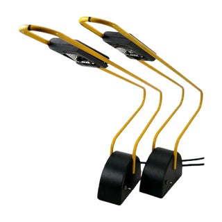 Modern Pop Art Table Lamps, 1980s, Set of 2 For Sale