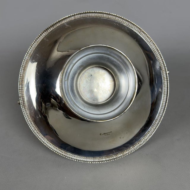 Silver Silver-Plated Basket Centerpiece, 1800s For Sale - Image 8 of 12
