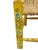 Early 20th Century Early 20th Century Yellow Hand-Painted Mexican Folk Art Child’s Chair With Woven Rush Seat For Sale - Image 5 of 14