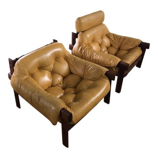 Percival Lafer Club Chairs- A Pair For Sale