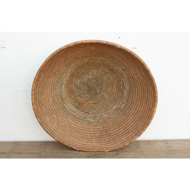 19th Century Primitive Oversize Sun-Baked Harvest Bowl For Sale - Image 5 of 7