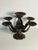 Traditional 1950s Bronze Centrepiece Artichoke Leaves With Shuman Reticulated Porcelain Plates - 8 pcs For Sale - Image 3 of 7