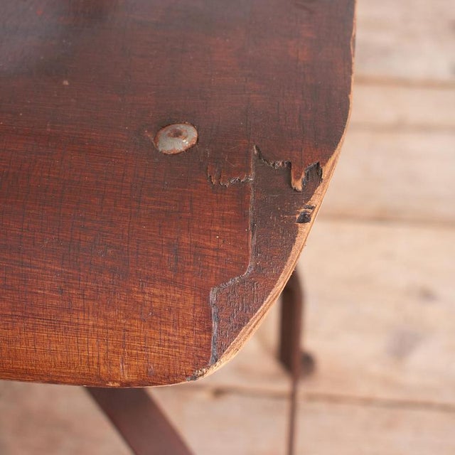 Antique French Model 204 G Draughtsmans Desk Chair by Bienaise, 1940s For Sale - Image 10 of 12