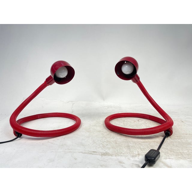 Jointed Snake Lamps, 1970s, Set of 2 For Sale - Image 13 of 13