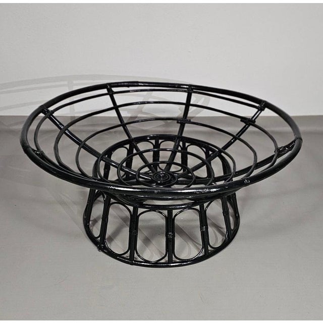 Papasan Rattan Lounge Chair, 1970s For Sale - Image 9 of 18