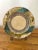 English Antique Aesthetic Movement Teal and Yellow Transferware Plate With Waterfowl For Sale - Image 3 of 8