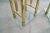 1970’s Hollywood Regency Brass & Glass End Tables - a Pair For Sale - Image 10 of 12