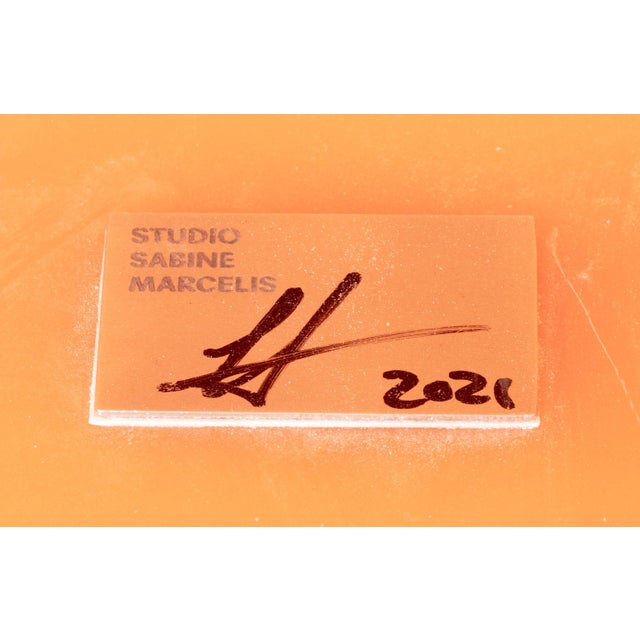 Peach Sabine Marcelis "Peach Candy Cube", 2021 For Sale - Image 8 of 8