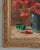 Wood Mid-Century Floral Still Life With Poppies Painting For Sale - Image 7 of 11