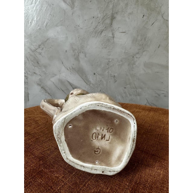 Ceramic Antique Earthenware Pitcher, 1900 For Sale - Image 7 of 9