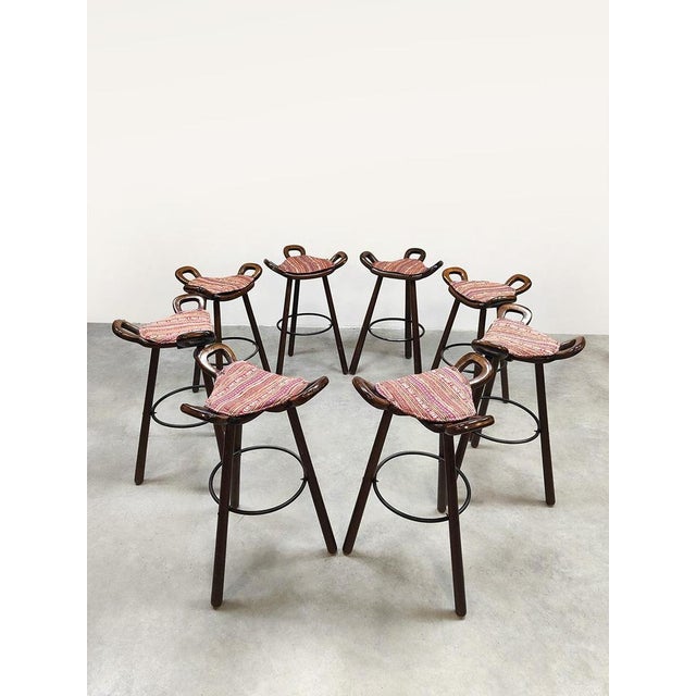 Vintage Spanish Bar Stool Marbella, 1960s For Sale - Image 3 of 5