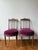 The Louis XVI Chair features a chic crimson upholstered cushion, showcasing refined neoclassical design and expert...