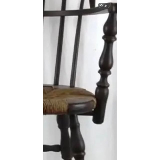 American Antique 1920 Windsor Fiddleback Chair For Sale - Image 3 of 10