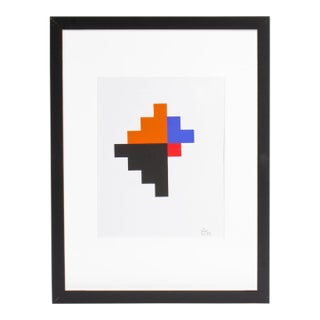 1995 “Konstruktion and Intuition” Serigraph Print by Anton Stankowski For Sale