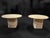 Angelo Mangiarotti Pair of 1970s Italian Travertine Scalloped Edge Pedestal End Tables For Sale - Image 4 of 18