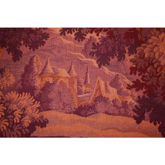 Tapestry with Landscape and Architecture For Sale - Image 4 of 10