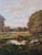 Realism Claude E. Picault Antique Oil Painting 19th Century Pastoral Pond Landscape For Sale - Image 3 of 17
