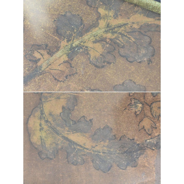 Antique Japanese Turnip Painting Fragment / Pre-Edo / Wabi-Sabi Framed Art For Sale - Image 15 of 18