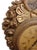 Late 18th Century 18th Century French Louis XVI Carved Giltwood Wall Clock With Oval Painting For Sale - Image 5 of 9