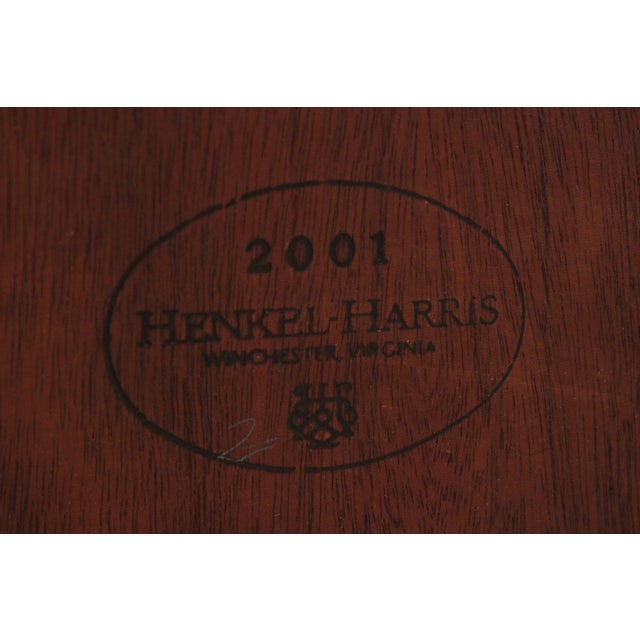 Henkel Harris Chippendale Mahogany Wall Mirror For Sale - Image 14 of 15