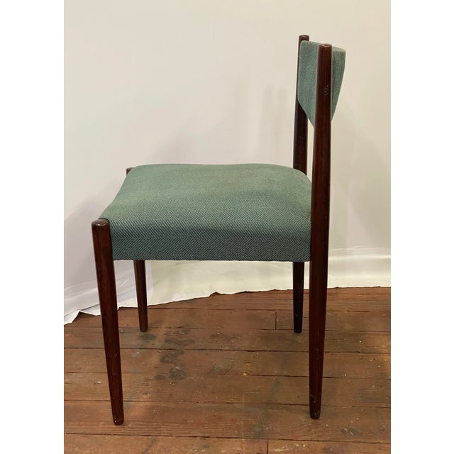 Brown Danish Modern Rosewood Chairs by Poul Volther for Frem Rojle, Set of Five For Sale - Image 8 of 13