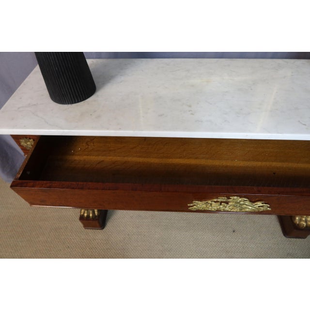 Wood Large 19th Century Restoration Console For Sale - Image 7 of 13