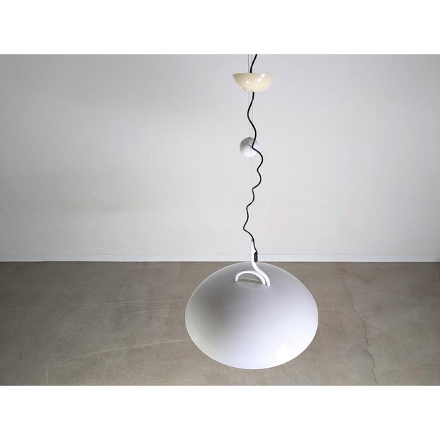 Moon Dome Hanging Lamp by Elio Martinelli for Luce For Sale - Image 9 of 14