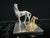 Traditional Late 20th Century Silver and Gold-Tone Horse and Foal Figurine on Base For Sale - Image 3 of 11
