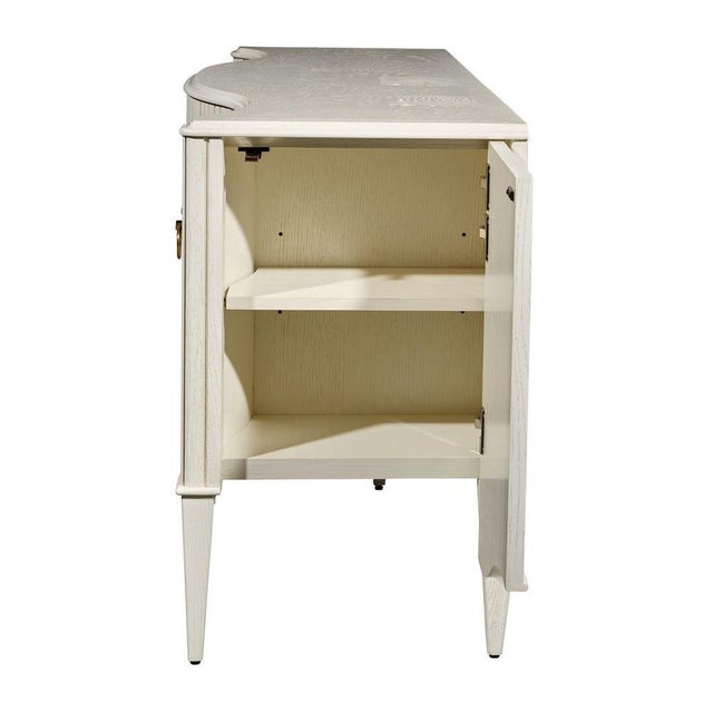 New Antique White Buffett-Console For Sale - Image 10 of 11