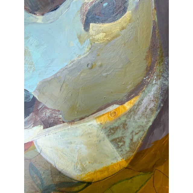 “Buck Beauty” a Deer Painting by LWren Walraven For Sale - Image 9 of 12