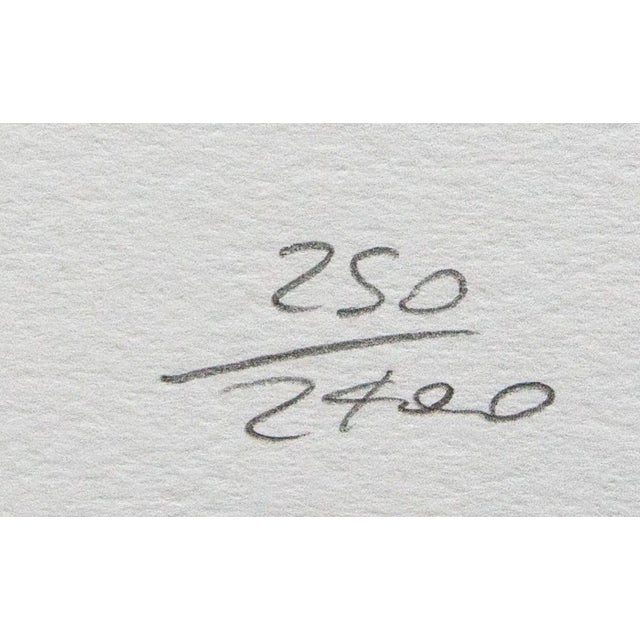 1986 Carnegie Museum of Art After Andy Warhol "Querelle" Lithograph Portrait signed numbered print, stamp authenticated by...