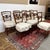 Brown Empire Style Walnut Wood Sheaf of Wheat Dining Chairs, Set of Eight For Sale - Image 8 of 12