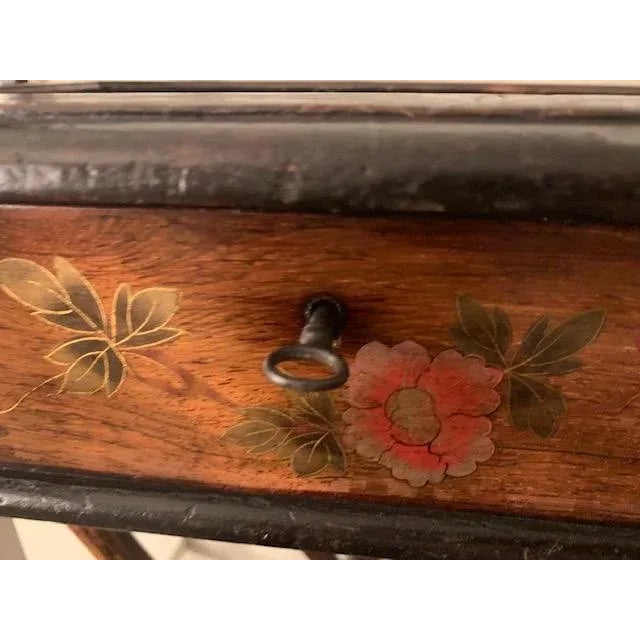 Mid 18th Century 1850s French Antique Napoleon III Sewing Table For Sale - Image 5 of 8