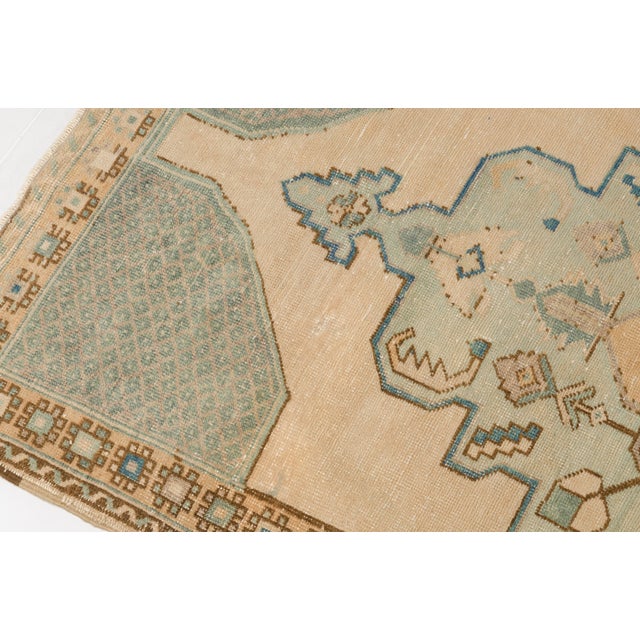 1950s Mid 20th Century Oushak Anatolian Wool Carpet For Sale - Image 5 of 10