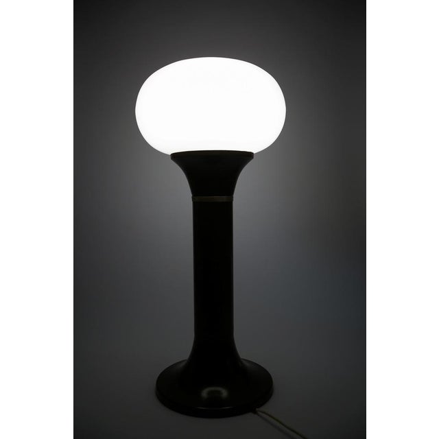 Glass Vintage Space Age Floor Lamp from Sijaj Hrastnik, Former Yugoslavia, 1970s For Sale - Image 7 of 8