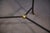 Metal Marble Side Table with Wrought Iron Base and Brass Balls in the style of Jean Royère, 1940s For Sale - Image 7 of 10