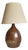 Pyrite Stoneware Lamp by Bodin La Borne, 1970s For Sale