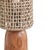 Kombu Natural Raffia and Wood Small Table Lamp For Sale - Image 4 of 6