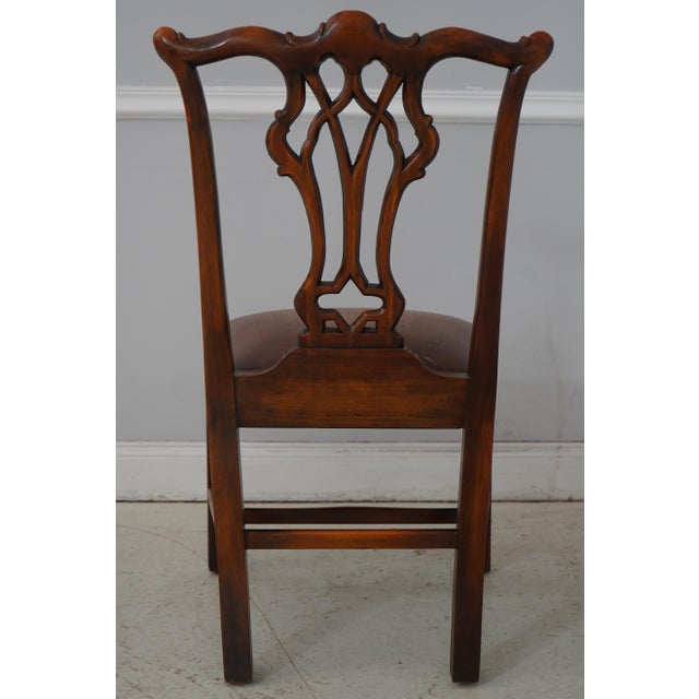 Theodore Alexander Mahogany Leather Desk & Chair For Sale - Image 15 of 18