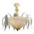 1960s Amber Murano Chandelier For Sale
