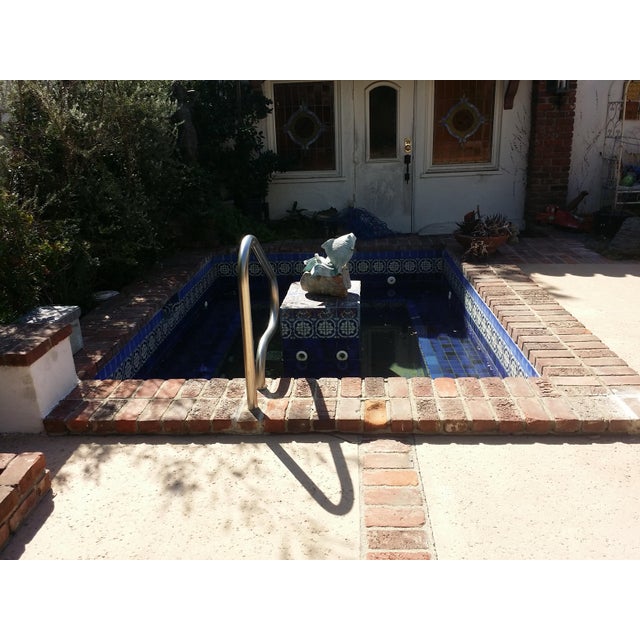 Green Large Copper Koi Fish Fountain Sculpture, Attributed to Brian Cohen (1925–2020) For Sale - Image 8 of 8