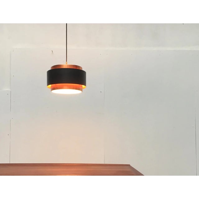 Metal Mid-Century Saturn Pendant Light by Jo Hammerborg for Fog & Mørup For Sale - Image 7 of 18