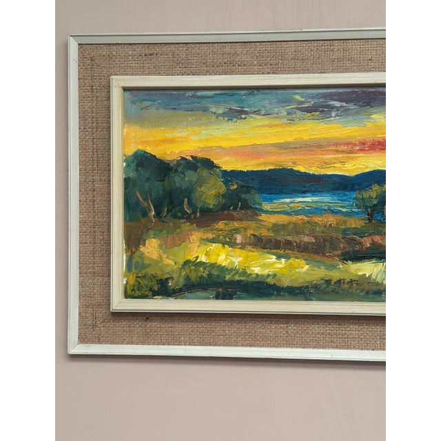 Kurt Lundberg, Landscape (Sörmlands Nalar Räven), 1950s, Oil on Canvas, Framed For Sale - Image 16 of 18