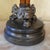 Vintage Murano Amber Art Glass Table Lamp | Neoclassical Italian Style | 1960s For Sale - Image 10 of 18