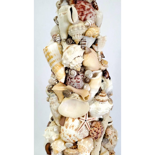 Sculpture Topiary Seashell Shell Christmas Tree For Sale In Miami - Image 6 of 13