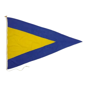 Vintage Cotton Nautical Signal Flag