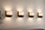 Brown Art Deco Wall Lamps, Poland, 1950s, Set of 4 For Sale - Image 8 of 8