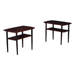 Danish Rosewood Side Tables, 1960s, Set of 2 For Sale