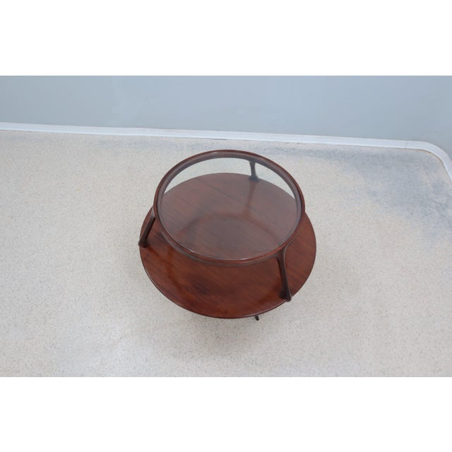 1950s Round Coffee Table attributed to Pierluigi Giordani, 1950s For Sale - Image 5 of 15